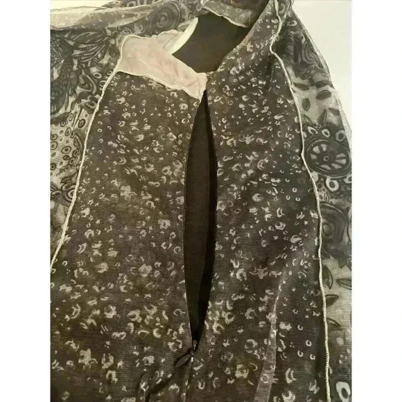 ALEXIS M Steampunk Slip Dress Grunge Hi Low Y2k Retro Layered Mini Cocktail VTG - Picture 13 of 13